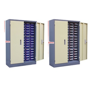 Armoire de rangement <span class=keywords><strong>en</strong></span> acier à 24 <span class=keywords><strong>tiroirs</strong></span> pour matériel et artisanat, avec <span class=keywords><strong>tiroirs</strong></span> <span class=keywords><strong>en</strong></span> plastique, personnalisable OEM/OBM, usage commercial, MOQ 1 ensemble - Product Image 4