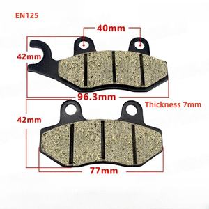 Accessoires de freinage, plaquettes de frein pour moto, garnitures de frein à disque pour moto CA250 EN125, plaquettes de frein en gros - Product Image 2