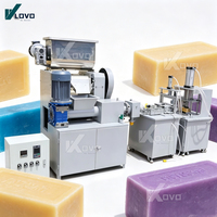 Machine à fabriquer du savon entièrement automatique (Capacité : 100-300 kg/h) |   Ligne de production de savon à petite échelle |   Construction en acier inoxydable