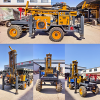 Prix d'usine : Machine de forage de puits à moteur diesel de 450 m, type roue hydraulique, pour les marchés d'Afrique et d'Asie du Sud-Est