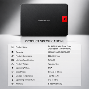 Gaming Iteration Factory Direct Price Discount Wholesale New SATA III 6Gbps SSD 128GB-2TB 2-Year Warranty - Product Image 2