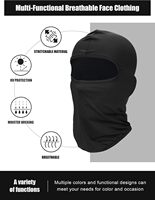 Cagoule intégrale de moto à un trou pour le ski, le vélo et les sports de plein air, personnalisable avec logo, vente en gros