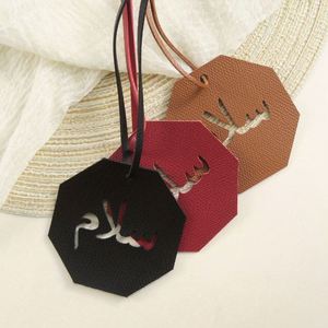 Exotic Arabic Alphabet <b>Bag</b> <b>Charm</b> Unique Cultural Luggage Tag Pendant Creative Backpack Accessory Travel Souvenir - Product Image 2