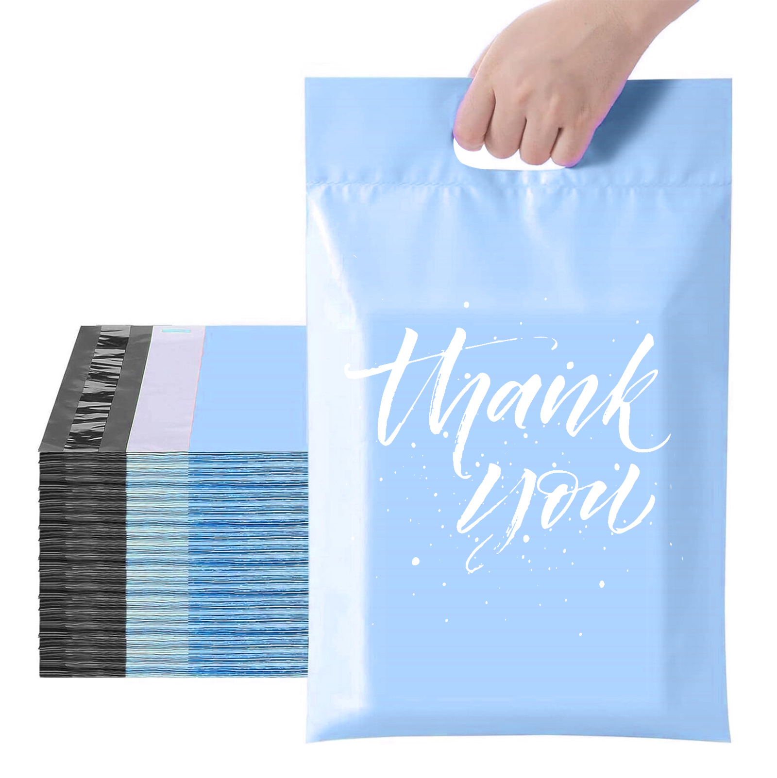 Compostable Polymailer Bag Shipping Bags Biodegradable with Handle Envelope Poly Mailer Mailing Courier Packaging