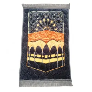 Gebedsmat Luxe Islamitische Moslim Gebedsmat Met Tas Dunne Aanbidding Reisgebedskleed
