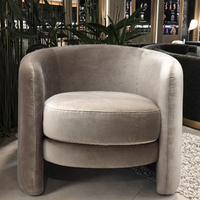 Moderner Stoffsessel, Lounge-Stuhl im Minimalistischen Stil, OEM für Büro-Empfang, Esszimmer, Apartment und Hotelmöbel