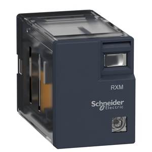 General Purpose 24 V RXM Series Miniature Plug-in 2 C/O <b>Relay</b> with 12 a Thermal Current and Lockable Test Button - Product Image 3
