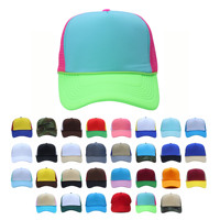 Casquettes de sport Casquette de baseball personnalisée Casquette blanche en maille vierge Casquettes de camionneur en mousse promotionnelles