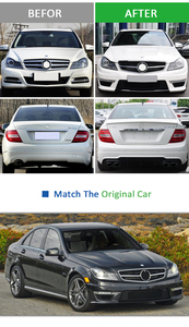Kit carrosserie complet de haute qualité, pièces de voiture, modification, lifting, mise à niveau C63 pour <span class=keywords><strong>Mercedes</strong></span>-Benz Classe C W204 C200 C260 <span class=keywords><strong>C300</strong></span> - Product Image 6