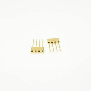 Conectores Herméticos de 4 Pines con Cabeza de Clavo, Sellos de Vidrio Kovar con Superficie de Unión - Product Image 6