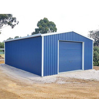 Kits de garage en métal préfabriqués pour hangar de stationnement de voiture mobile pliant portable extérieur