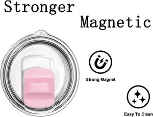 Couvercle coulissant magnétique 20oz pour gobelet, nouveau couvercle de remplacement en plastique écologique pour gobelet de voiture, plaque à pousser magnétique pour gobelet isotherme - Product Image 4