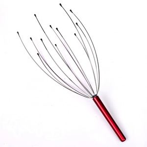 Masajeador de Cabeza de Metal con Forma de Araña, de Plástico y Acero Inoxidable, para Relajación - Product Image 5