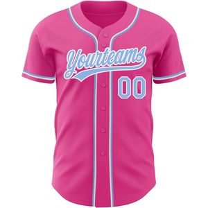 Custom Baseball Jersey Button <b>Down</b> Personalized Stitched Unisex Softball Uniform Regular Fit Breathable 100 Polyester - Product Image 1