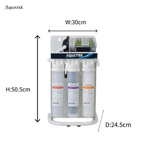 Sistema de Ósmosis Inversa sin Tanque al por Mayor en Línea AQ-500, Sistema de Filtración de Agua de 5 Etapas y 500G, Comercial para Hoteles, 110-240V - Product Image 5