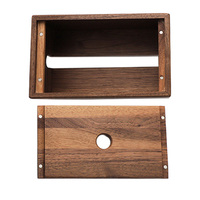 Boîte de rangement de serviettes en bois, bricolage, personnalisé, taille et forme créative, organisateur de serviettes de qualité supérieure