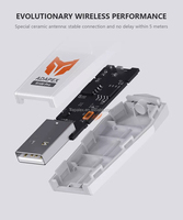 Convertisseur de contrôleur BT sans fil R100 Pro pour récepteur iOS Android adaptateur de manette de jeu pour PS5 PS4 Switch xbox adaptateur de contrôleur