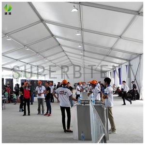 Carpa de Exhibición de Aluminio de Primera Calidad, Carpa Rectangular de Tela Oxford Impermeable para Todas las Estaciones, Carpas para Ferias Comerciales - Product Image 5
