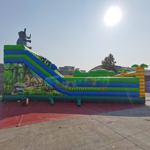 Parc d'attractions gonflable géant pour enfants, parcours d'obstacles en plein air, aire de jeux, zoo gonflable - Product Image 5