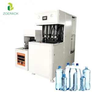 Manual 100ml 200ml 1000ml 2000ml Semi Automatic PET Bottle Making Stretch Blowing Blow Molding Moulding Machine