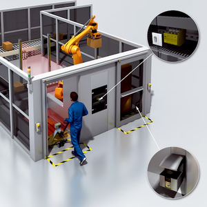 Vente chaude SICK 1211505 C4C-SA15030A10000 contrôleur de programmation Plc automatisation industrielle rideau lumineux de sécurité - Product Image 4