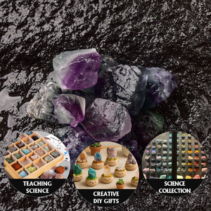 Pietra colorata naturale di cristallo grezzo di Fluorite arcobaleno <span class=keywords><strong>per</strong></span> chiarezza <span class=keywords><strong>e</strong></span> messa a fuoco - Product Image 5