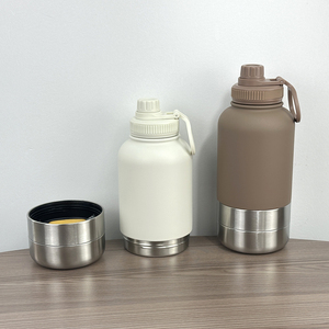 Botella de Agua para Perros Oem Odm, Botella de Agua Portátil a Prueba de Fugas para Perros, Tazón de Comida para Mascotas de Viaje Oem, Botella para Beber de Gran Capacidad de 32 oz - Product Image 1