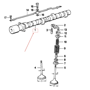 11311709580 1131 1709 580 Nockenwelle Motor Nockenwelle für BMW 316i 318i 518i E30 E36 E34 <span class=keywords><strong>M40</strong></span> Ersatz Auto-Motorenteile - Product Image 6