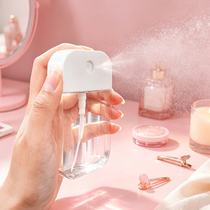 Transparent Spray Bottle Square Pump Dispenser With Spray Head For Toner Personal Care Travel Use - Product Image 4