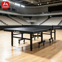 Table de tennis de table en MDF de 15 mm, équipement de ping-pong d'intérieur, table pour l'entraînement et le divertissement au tennis de table