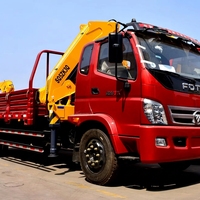 Ascenseur de voiture de grue monté sur camion de 5 tonnes SQ5ZK2Q avec le grand état à vendre en stock prêt à expédier