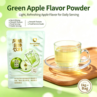 Groene appel smaak instant drankpoeder, fruit smaakpoeder voor bubble tea grondstof