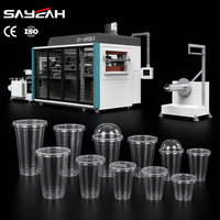 Automatische Fastfooddoos Plastic Vacuümvormende Machine Thermovormende Machine Wegwerp Glazen Bekers Thermovormende Machine