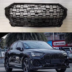 Expédition rapide voiture 2020-<span class=keywords><strong>2023</strong></span> <span class=keywords><strong>Q3</strong></span> SQ3 calandre de pare-chocs avant Style RSQ3 gril en maille noir brillant pour <span class=keywords><strong>Audi</strong></span> <span class=keywords><strong>Q3</strong></span> SQ3 2020 2021 2022 <span class=keywords><strong>2023</strong></span> - Product Image 3