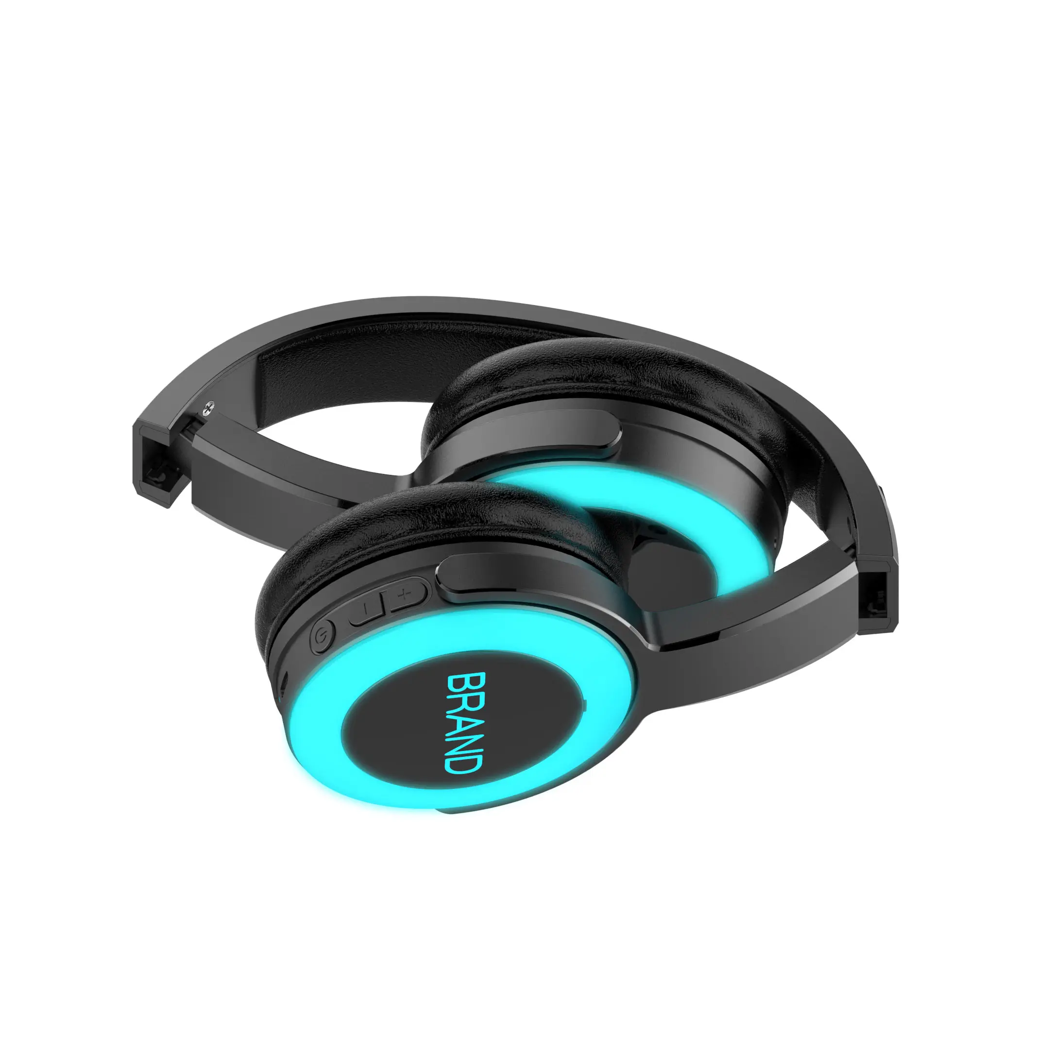 Silent Party Kopfhörer Mehrkanal-Silent-Disco-Ausrüstung HiFi-Stereo-Headset mit LED für Party INDA RF770