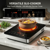 Cuisinière électrique en céramique 2200W, portable, à brûleur unique, infrarouge, pour barbecue et ragoût – Prix usine de gros