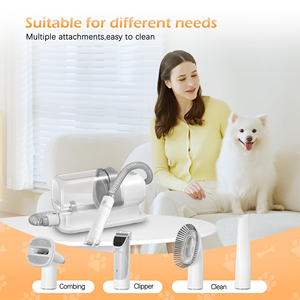 Aspirateur à poils d'animaux sans fil 2,3 L - Aspirateur rechargeable pour chiens et chats 2 en 1 avec brosse, faible bruit, pour la maison, la voiture, le canapé - Product Image 2