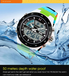 SKMEI 1016 Nouvelle Montre Homme Tendance Décontractée avec Alarme, Étanche, Chronographe et Double Affichage – Montre Sportive pour Homme - Product Image 2
