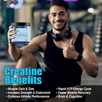 Gomitas de Creatina Monohidrato OEM/ODM 5000mg, Suplemento Deportivo para Adultos, Crecimiento Muscular, Gestión de Energía, Alfa-GPC, B12, Resistencia