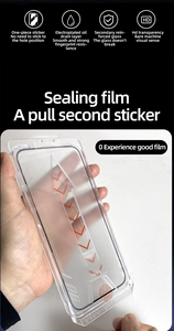 ฟิล์มกระจกนิรภัย HD 9H 2.5D ใส ป้องกันฝุ่น ป้องกันรอยขีดข่วน ป้องกันรอยนิ้วมือ กันน้ำ ติดตั้งง่าย - Product Image 5