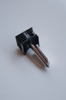 Nosel Hotend Baja Tahan Karat 0.2mm Bamboo A1 A1 Mini, Presisi Tinggi, Tahan Aus, Pengumpanan Halus, Kepala Cetak Pengganti