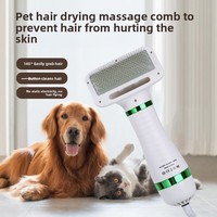 Kit de toilettage électrique pour animaux de compagnie, brosse à vapeur rechargeable par USB, peigne de massage, épilateur pour chats/chiens en plastique durable