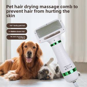 หวีนวดขนสัตว์เลี้ยงไฟฟ้า3-in-1แบบ USB ชาร์จไฟได้แปรงอบไอน้ำสำหรับแมว/สุนัขทำจากพลาสติกที่ทนทาน - Product Image 5