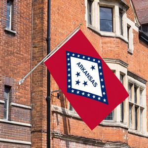 Banderas de Arkansas de 3x5 pies al por Mayor, Poliéster 68D/100D, Personalizables con Diseños de Todas las Naciones, Entrega Rápida por Proveedor Confiable - Product Image 1