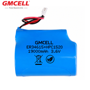 Batería Personalizada ER34615 de 3.6V 19Ah Tamaño D con Baterías HPC1520 HPC1530 HPC1550 LiSOCL2 para NB-IoT, LoRa, 433M - Product Image 1
