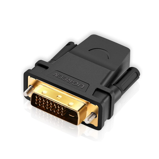 UGREEN DVI to  Adapter Bi-Directional DVI Male to  Female Converter DVI-D 24+1Male to  Female High Speed Adapter
