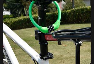 Verrou de vélo à combinaison numérique à quatre chiffres, <span class=keywords><strong>antivol</strong></span>, pour VTT, câble de vélo, verrou de vélo - Product Image 2