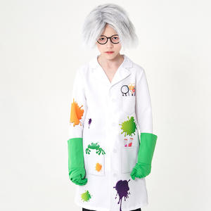Costume da Cosplay di Halloween pazzo scienziato Costume da festa pazzo per bambini carnevale pazzo Festival vestiti - Product Image 2