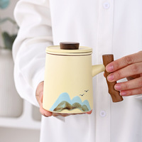 Ensemble cadeau d'affaires, céramique de style chinois, tasse de bureau avec logo personnalisé pour les événements d'entreprise et les clients