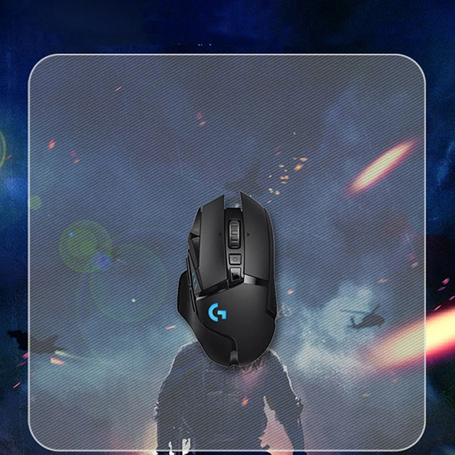 Glass Gaming Mouse Pad Hard Waterproof Clear Game Mouse Mat Professional Smooth Mousepad for Laptop PC Office Desk Mat Notebook